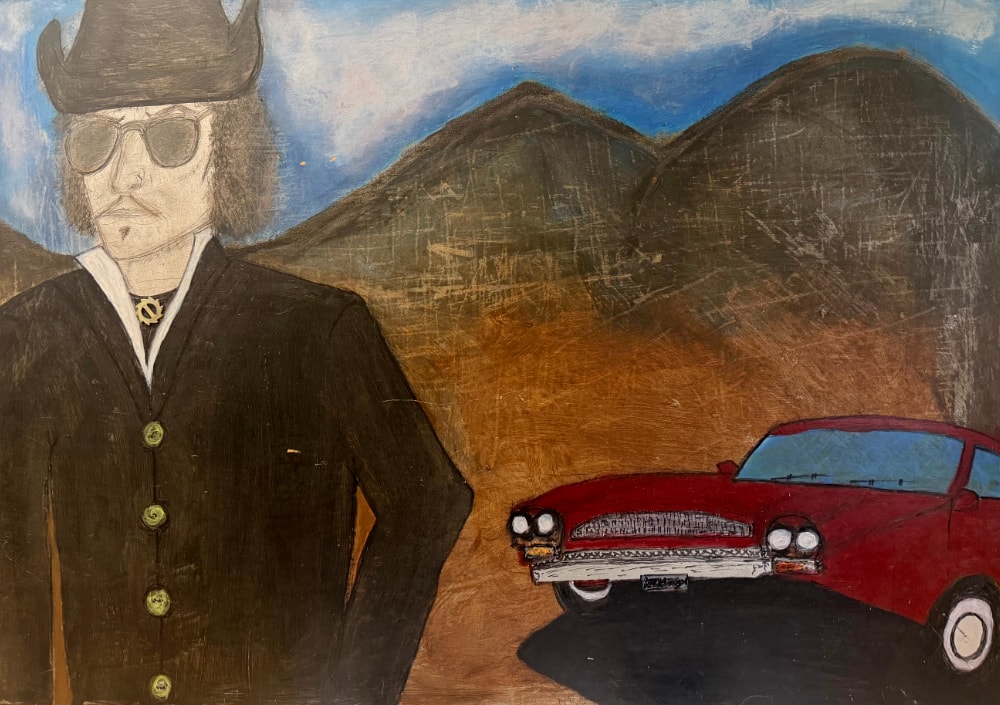 Painting - Dep as Dylan